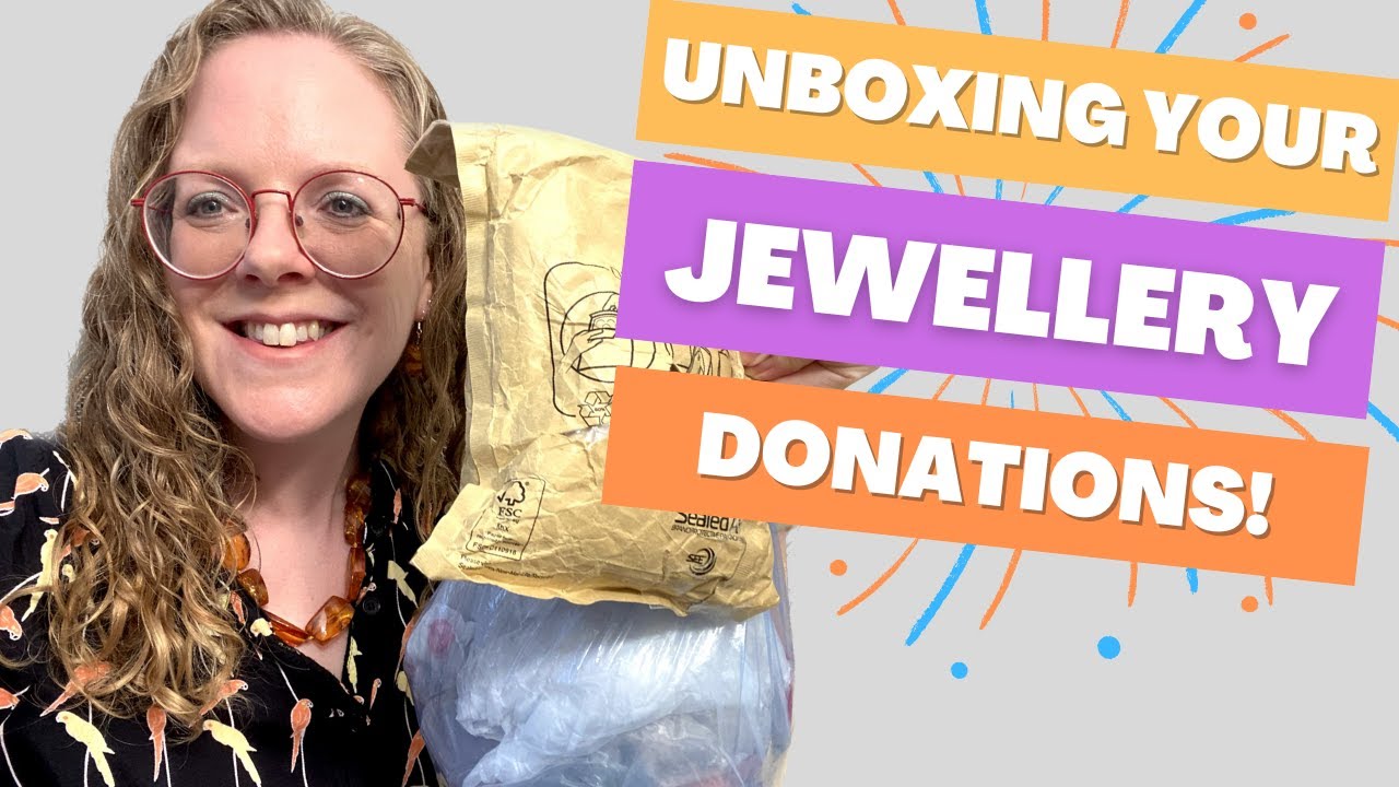 Unboxing Your Jewellery Donations! GOLD, Sterling Silver & Gemstones Among the Jewellery Treasure!