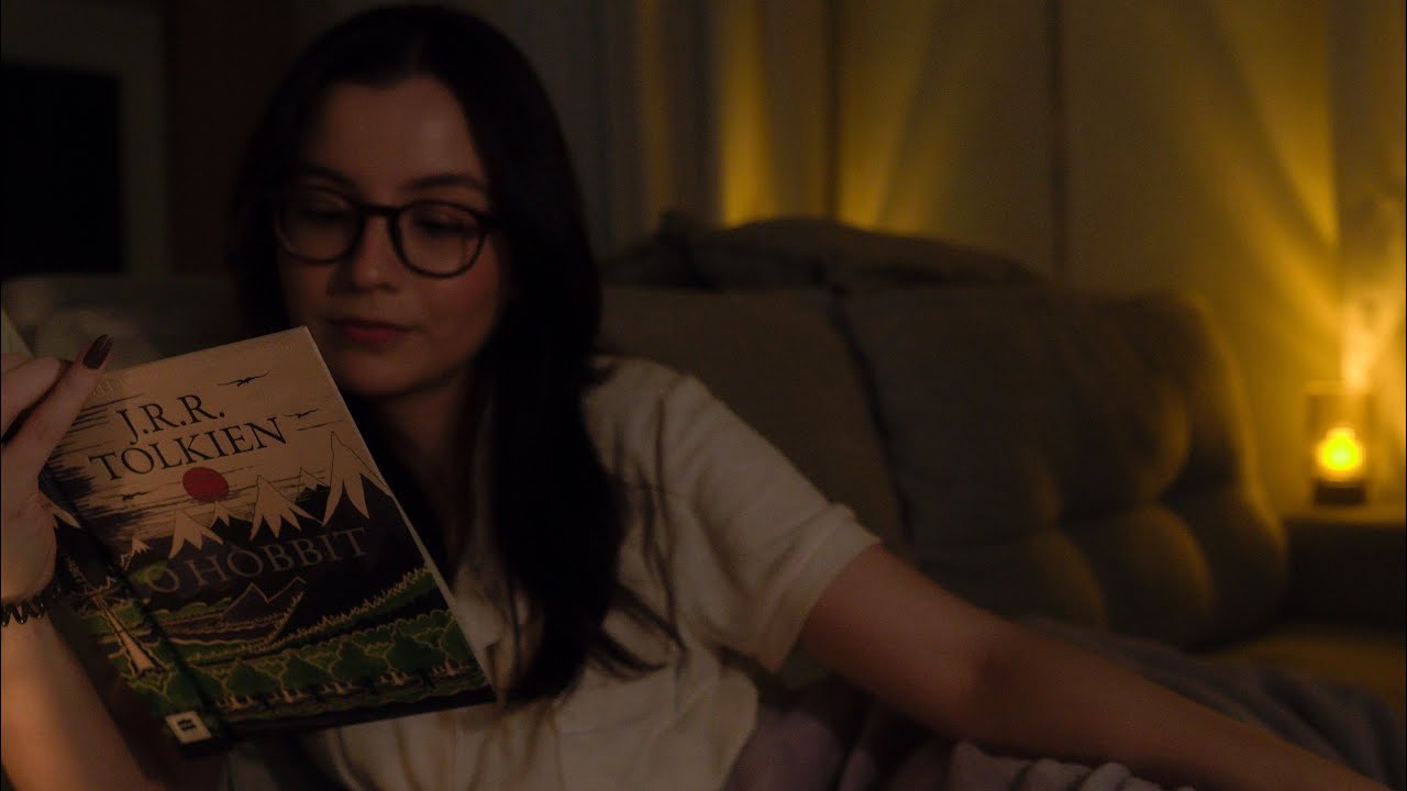 ASMR 📖 lendo O Hobbit para você dormir (capítulos 2 e 3) voz suave
