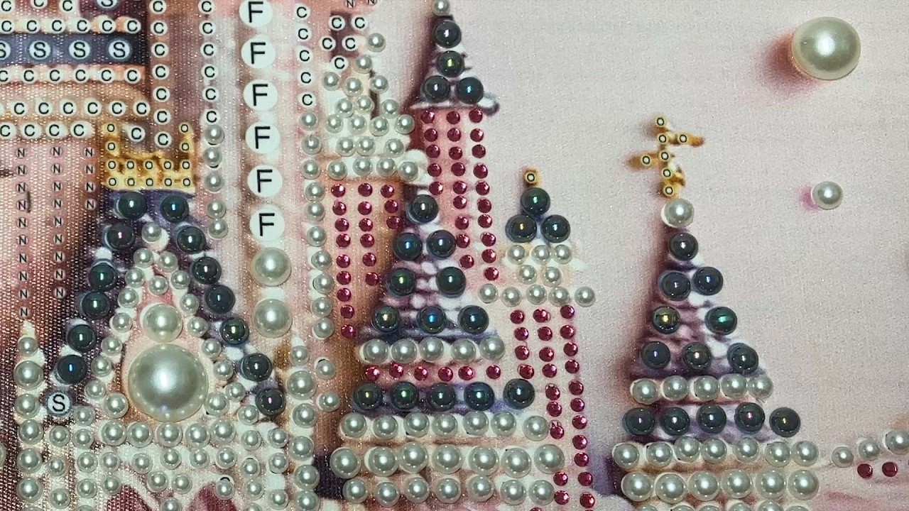 Building a Dreamy Pearl Castle, One Tiny Detail at a Time 🏰✨ | Pearl Sticker Craft