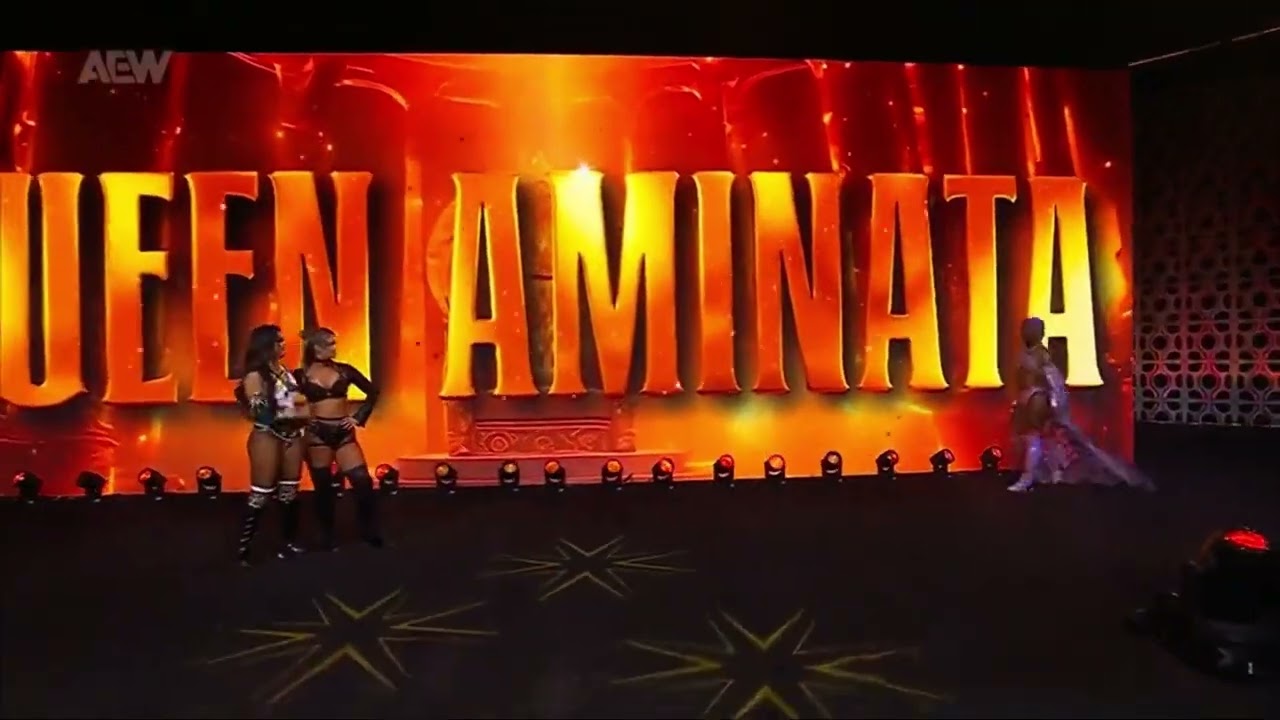 TAYJAY & QUEEN ANIMANTA and Thunder Rosa Entrance: AEW Collision June 21,2025