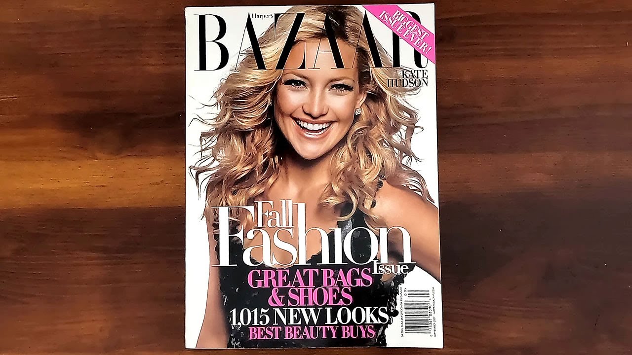 Harper's Bazaar September 2007 Kate Hudson, Marc Jacobs, Coco Rocha | ASMR Magazine Flip Through