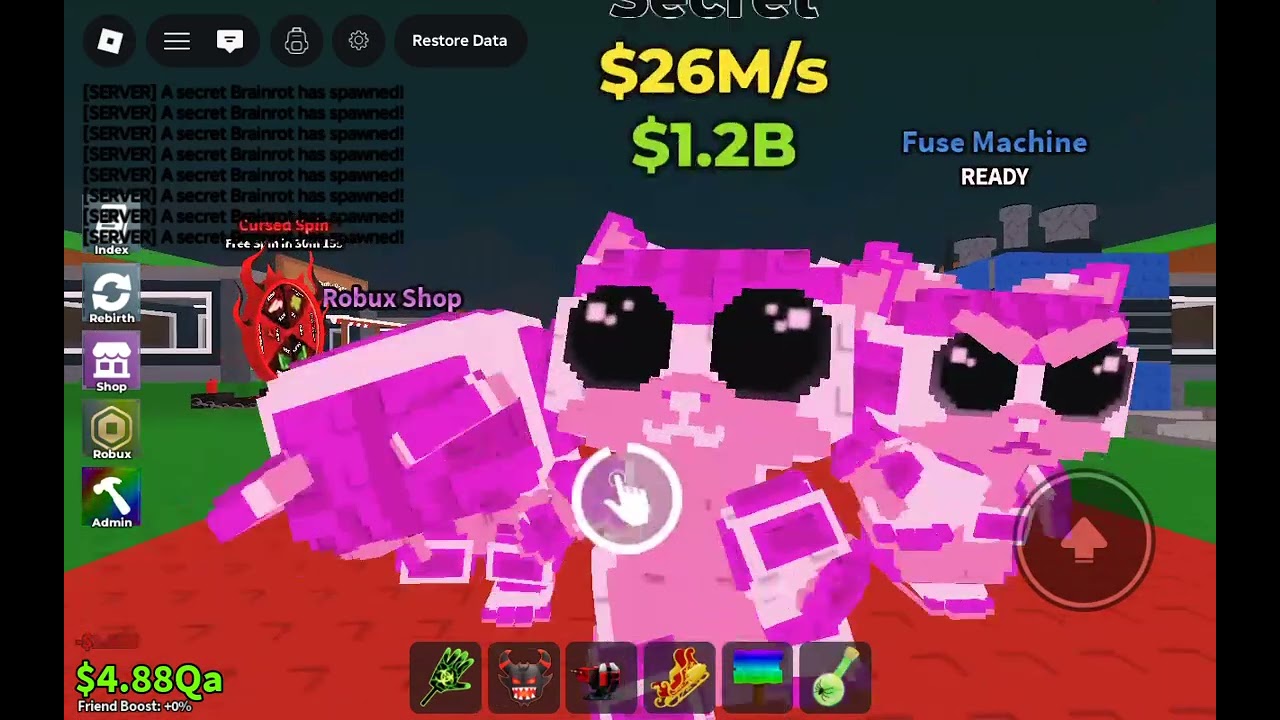 Show casing all new brainrots
