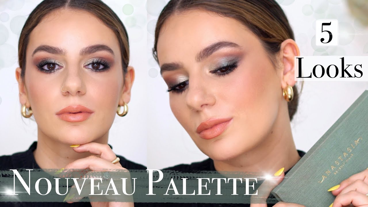ANASTASIA NOUVEAU PALETTE: 5 LOOKS, Review, Swatches + Not safe for eyes?! || Tania B Wells