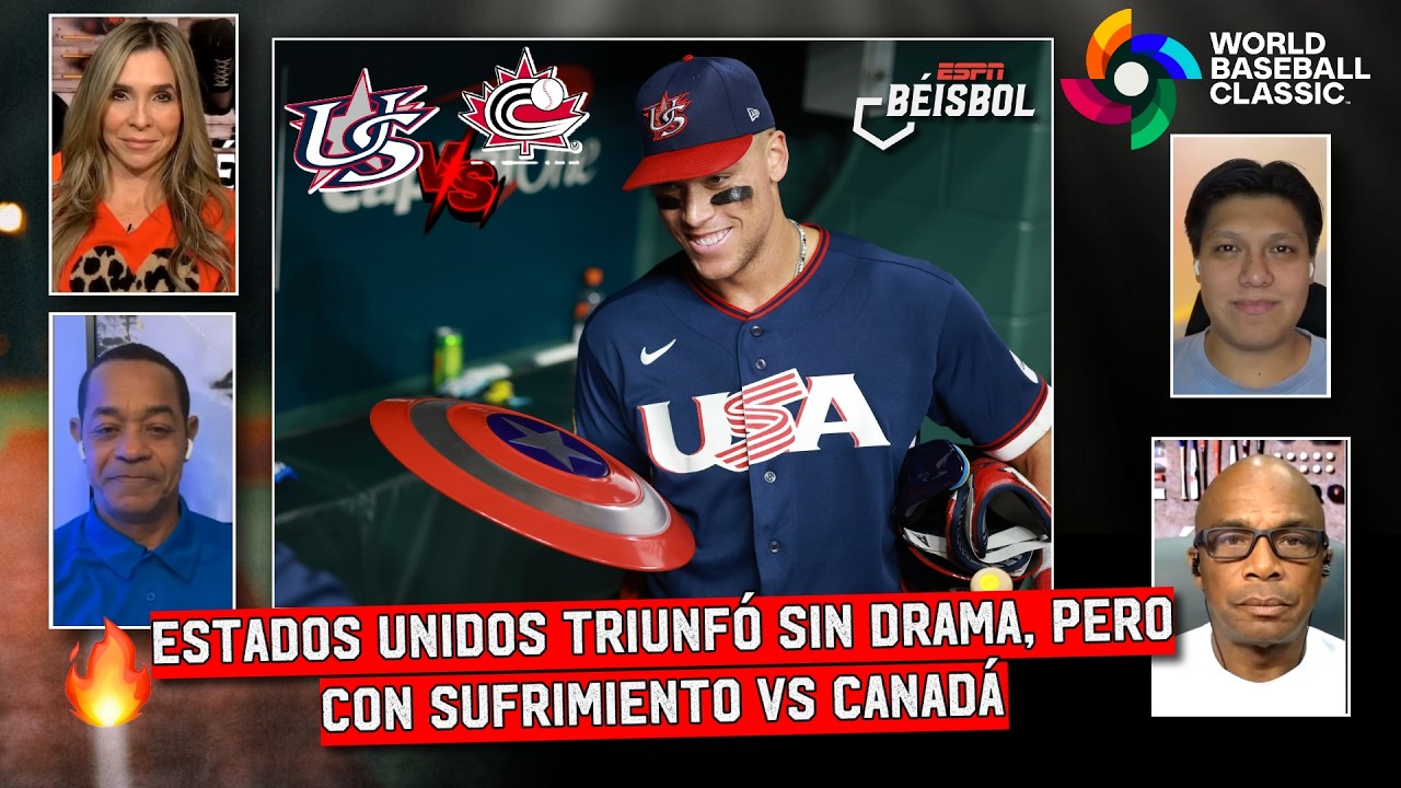 ESTADOS UNIDOS llega VULNERABLE contra DOMINICANA tras vencer CON LO JUSTO a CANADÁ | ESPN Beisbol