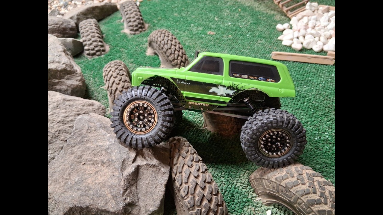 Green Bean on the course with new shocks
