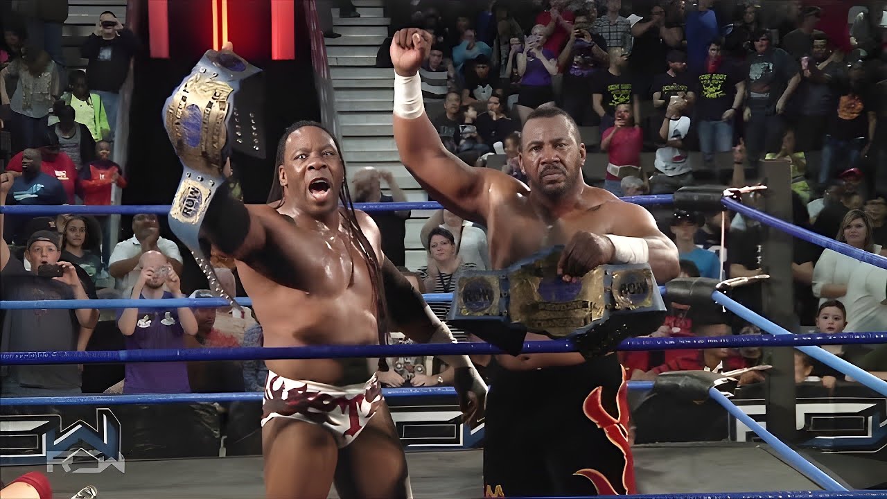 Финальный бой: последний матч Букера Ти и Стиви Рэй в составе HARLEM HEAT [Полный матч] Реальност...