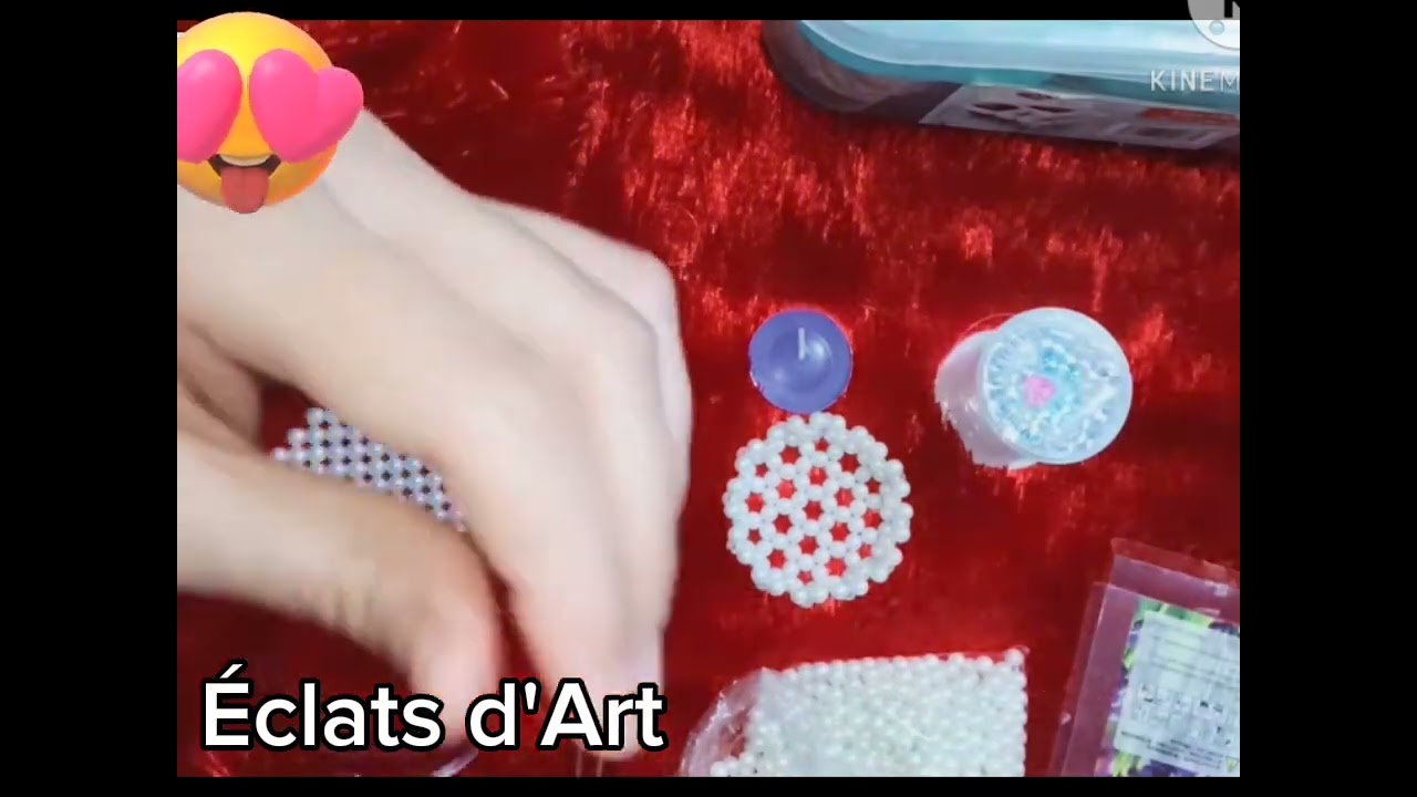 فيديو قديم ومتأخر | كيفية صنع حامل شموع بالخرز ❤️