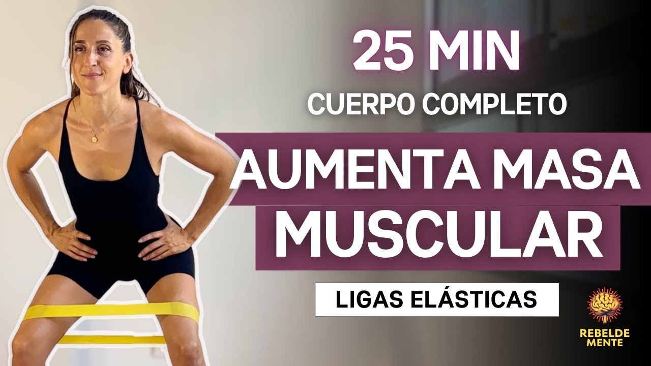 Haz Esto y Aumenta Masa Muscular con Ligas Elásticas | Rutina de Fuerza Completa | Sin Saltos