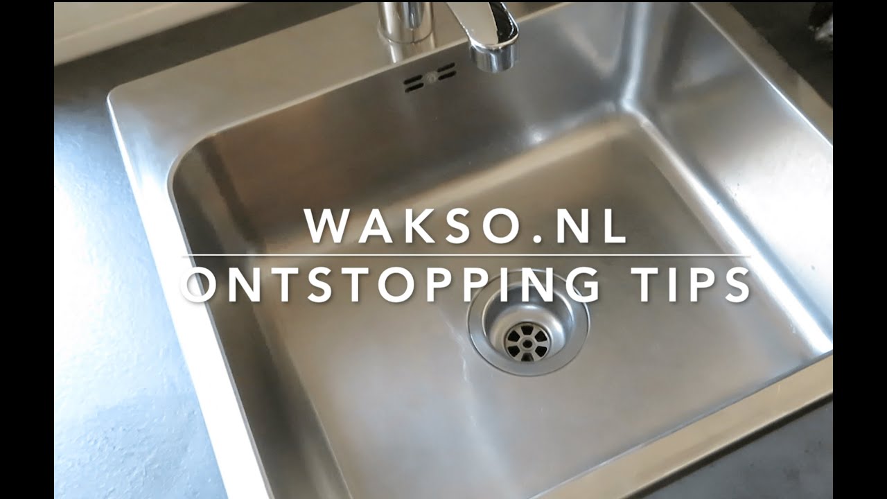 Gootsteen ontstoppen met baking soda