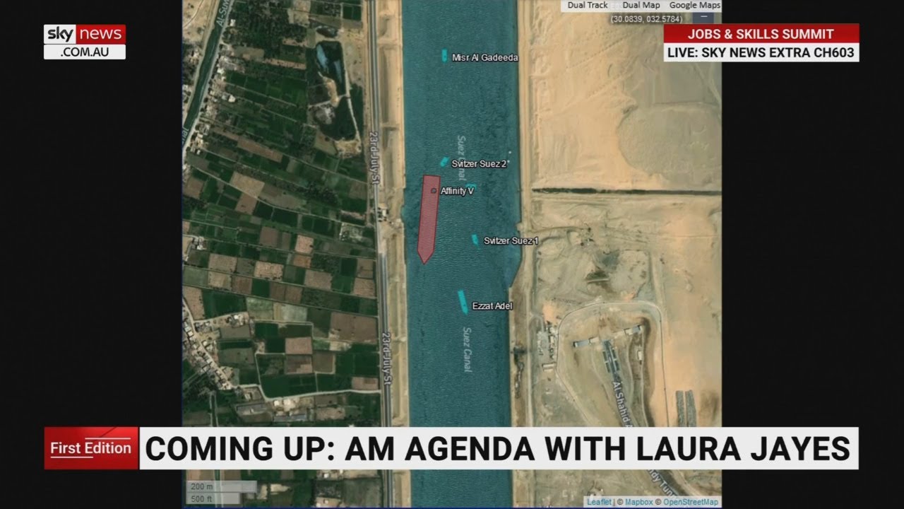 Ship refloated after briefly blocking Suez Canal