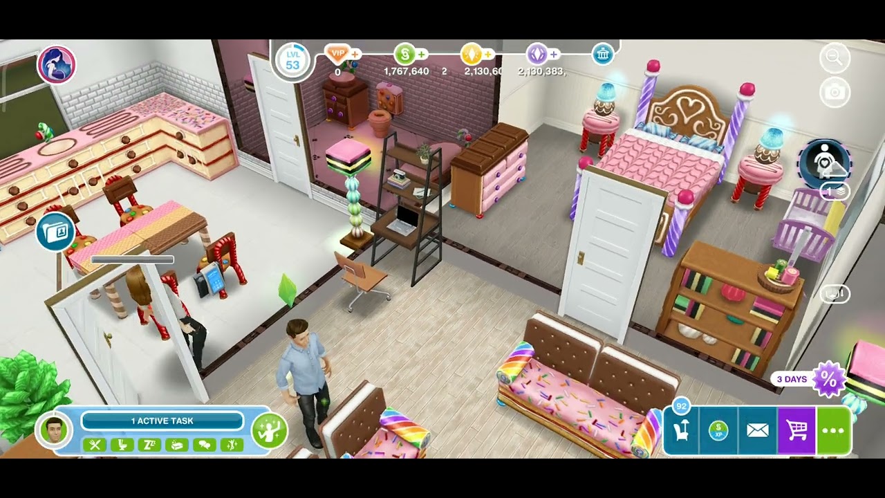 Sims Freeplay Pregnancy Event Part 6 (Full 9 days) 9 günlük hamilelik görevleri