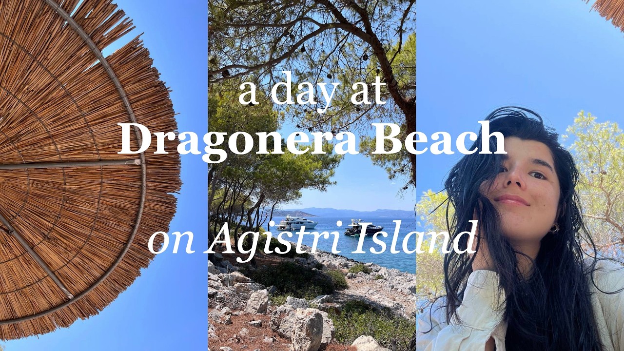 one-day trip from Athens to Agistri Island | Dragonera beach | Greece travel vlog
