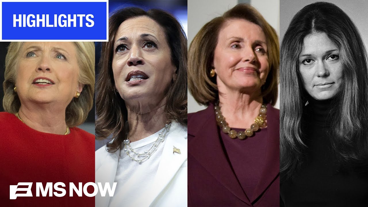 Hillary Clinton, Kamala Harris, Nancy Pelosi on 'TRAILBLAZER' Gloria Steinem I MS NOW COMPILATION