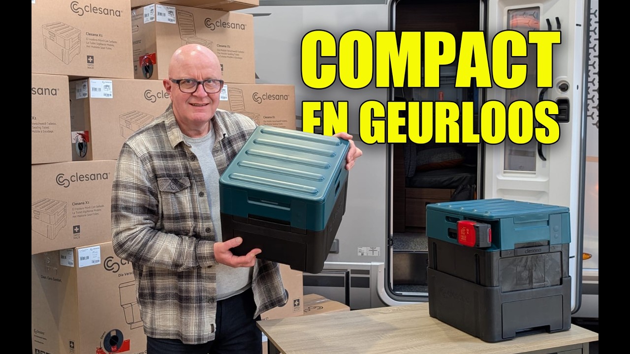 Clesana X1 unboxing: het eerste waterloze, draagbare toilet in nederland! 🚽✨ - Campingtrend