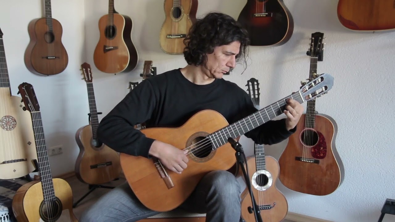 Dieter Hense 1968 - a very special classical guitar handbuilt by this famous German luthier