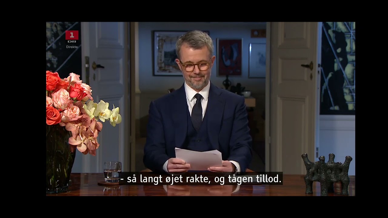 H.M. kong Frederik nyt&aring;rstale 2025