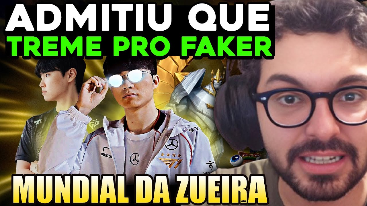 TODOS os CAMINHOS LEVAM ao FAKER - MUNDIAL DA ZUEIRA |  T1 x TES | GENG x KT- MYLON REACT BRONZIOCRE