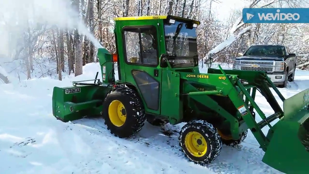 John Deere 4100, SB1164 Frontier Snowblower