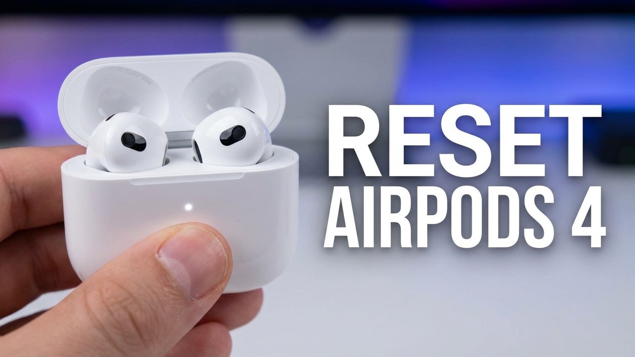 Как сбросить настройки AirPods 4?