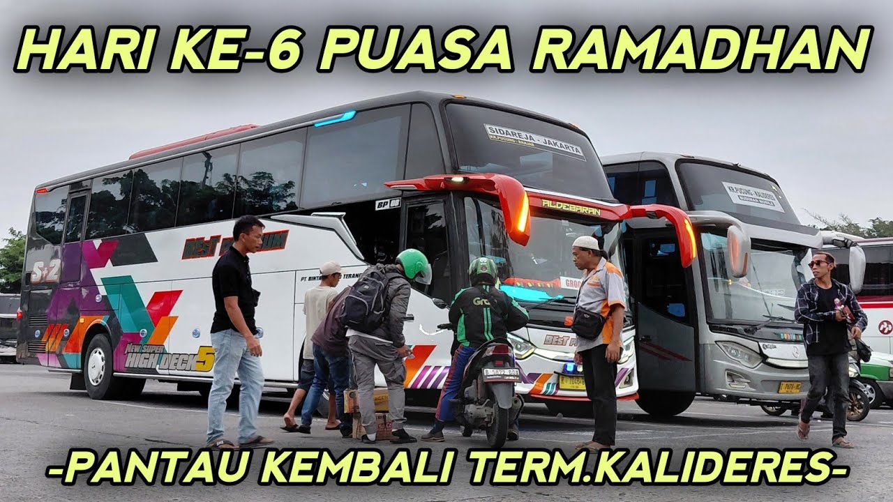 Hari ke-6 Puasa ramadhan, Pantau kembali suasa sore di terminal kalideres
