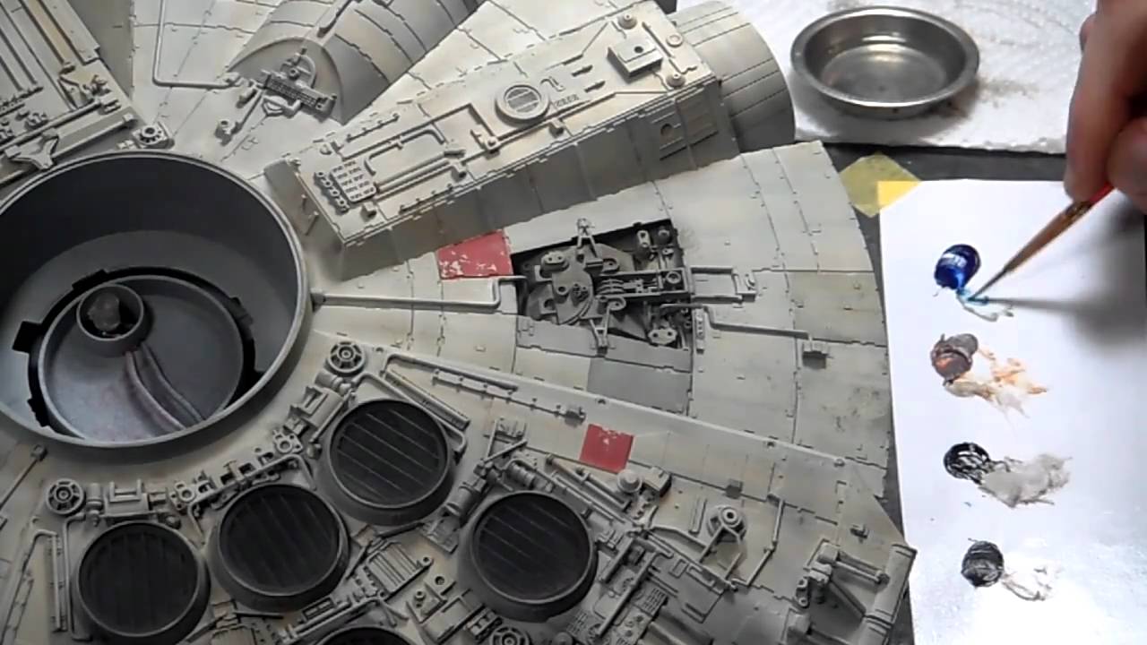 Discoloration Tutorial Part 4 for Millenium Falcon Weathering