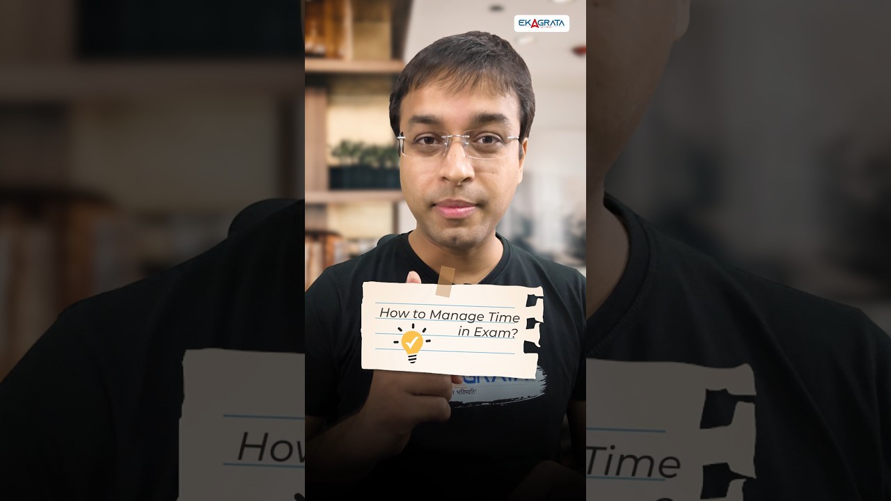 CA Exam Time Management Tricks | How to Solve CA Paper #ytshorts #caexampreparation #ekagrataca