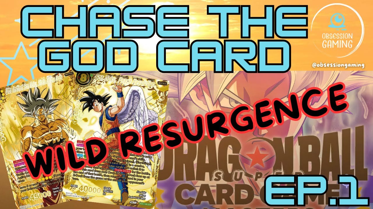 Dragonball Super Malx from Obsession Gaming chases the God Card