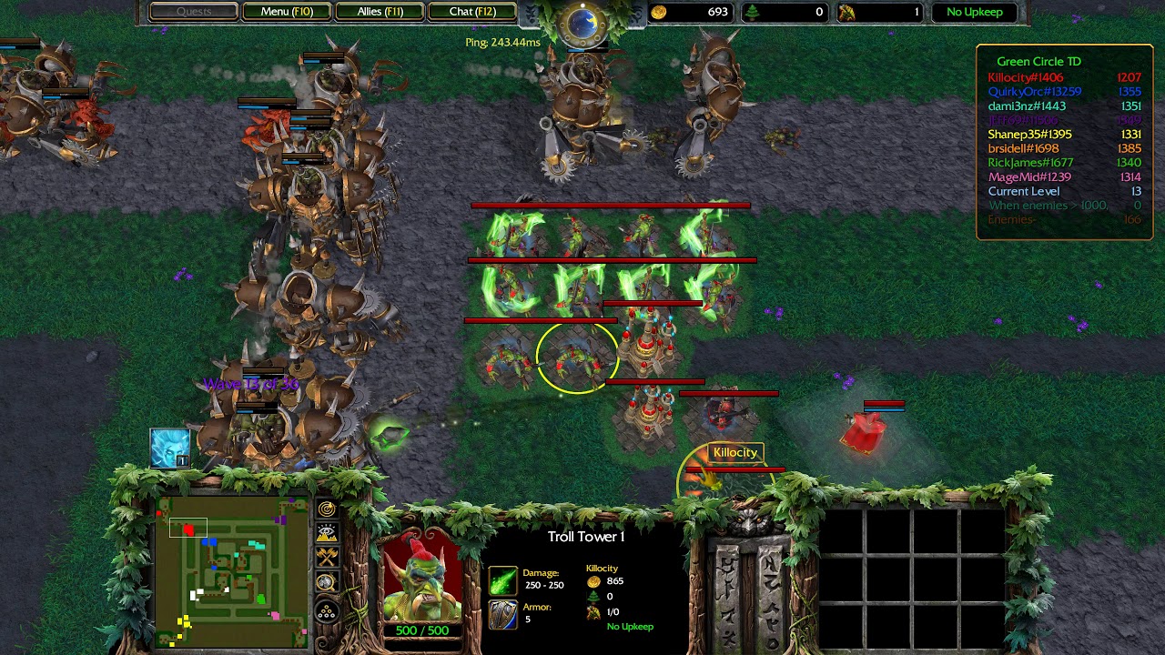 Warcraft 3 Reforged - Green Circle TD