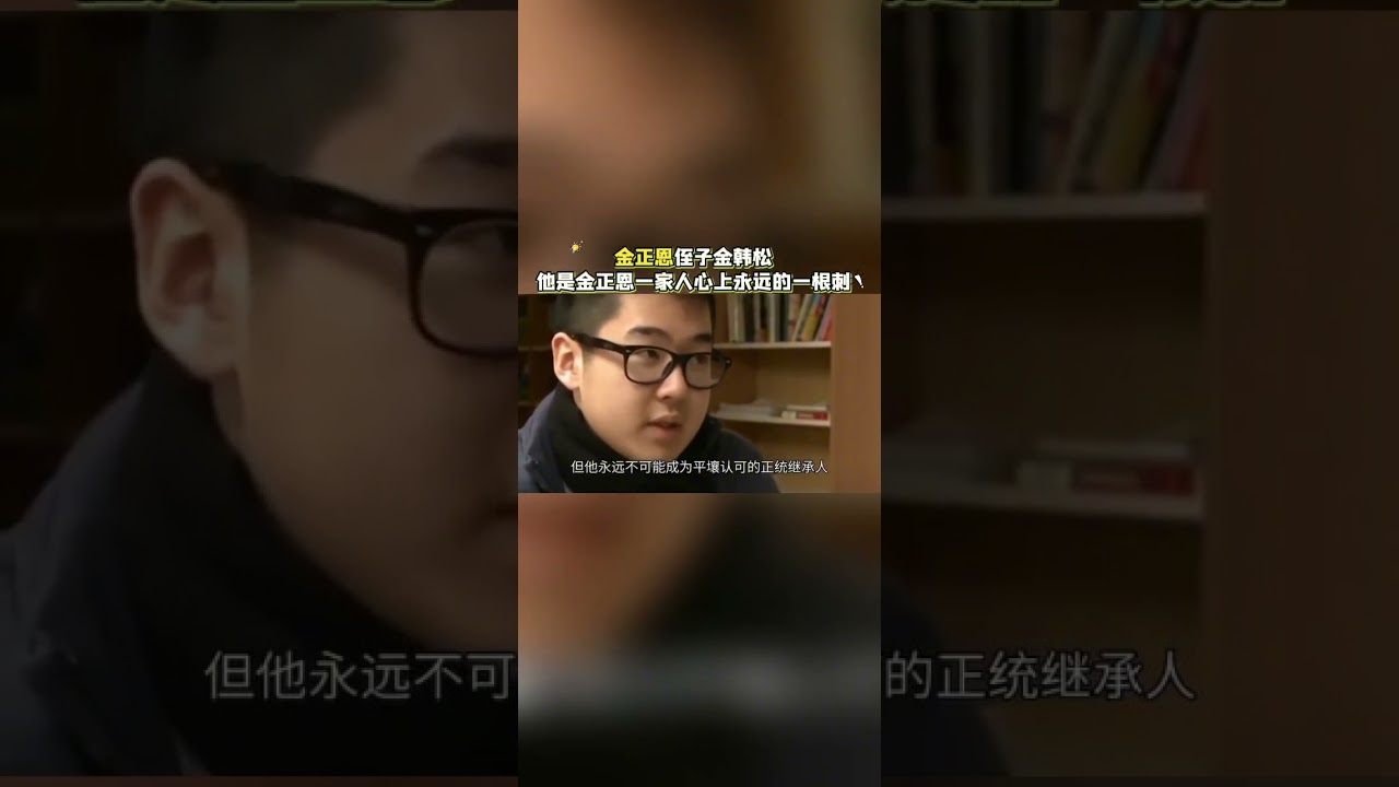 金正恩侄子金韩松，他是金正恩一家人心上永远的一根刺#朝鲜 #North korea