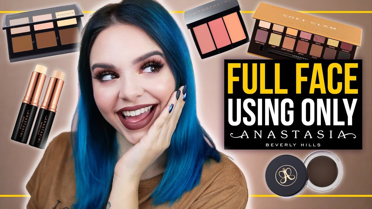 FULL FACE Using Only ANASTASIA BEVERLY HILLS! 🙏🏻ft. Soft Glam Palette 😏✨