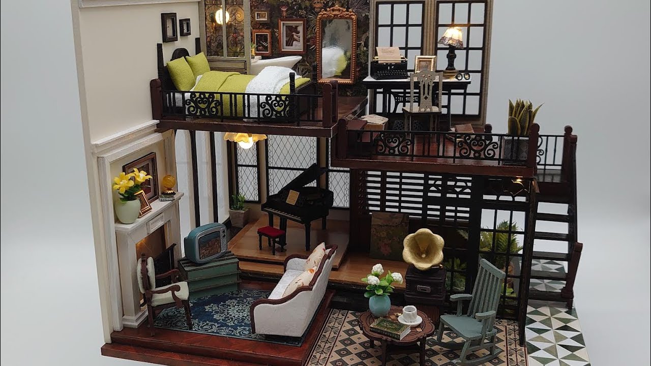 DIY Miniature  Dollhouse Kit「Time Impression」ドールハウスキット「タイムインプレッション」