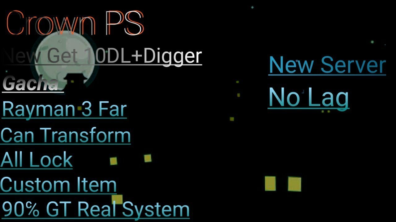 Growtopia Private Server Crown PS (Back Up) (Reupload)
