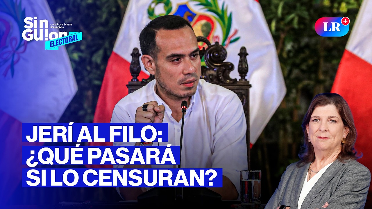 ¿JOSÉ JERÍ SE VA? Y ELECCIONES 2026 | SIN GUION CON ROSA MARÍA PALACIOS #FEEG2026