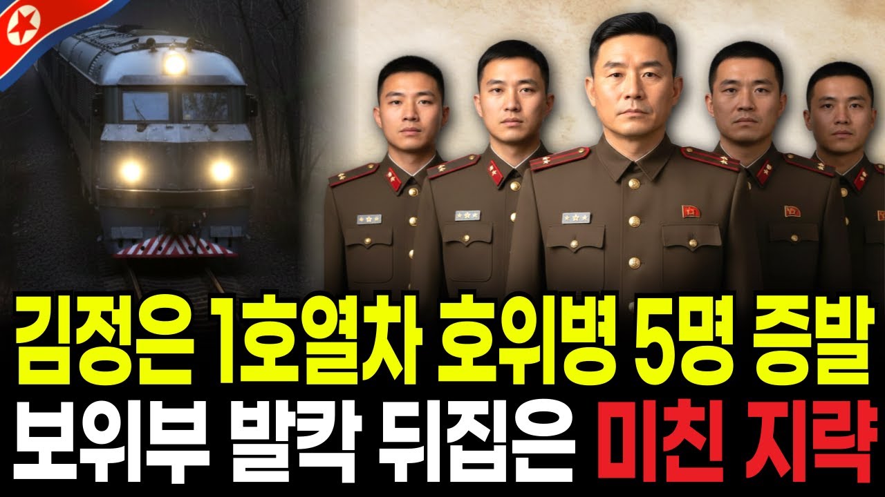 김정은 1호 열차 5명 집단 증발! 바닥 뚫고 국경 직접 열어버린 미친 지략 | 탈북민사연 | 탈북스토리