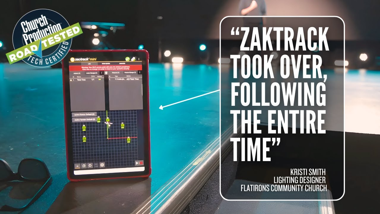Hands-Free Follow Spots in Church? Our Experience with Zactrack Mini