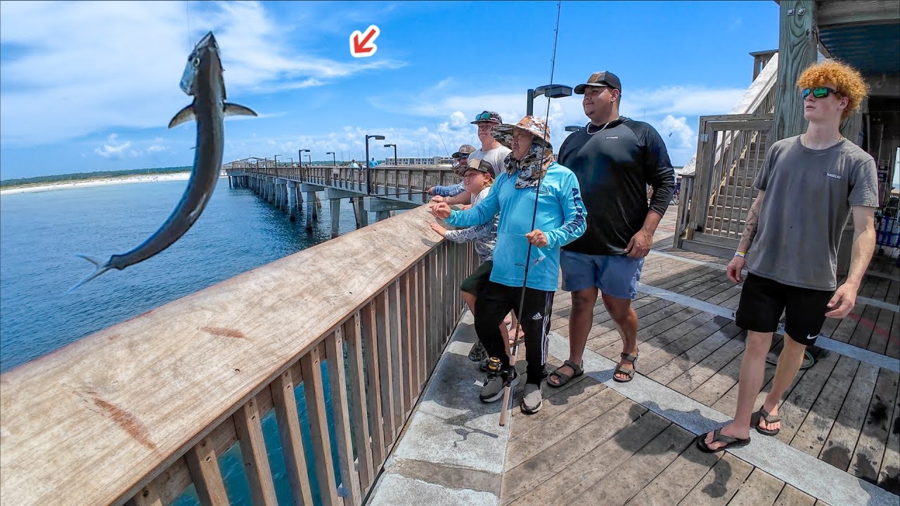 Fishing The Most Popular Pier On The Coast For Dinner! *Catch&Cook*
