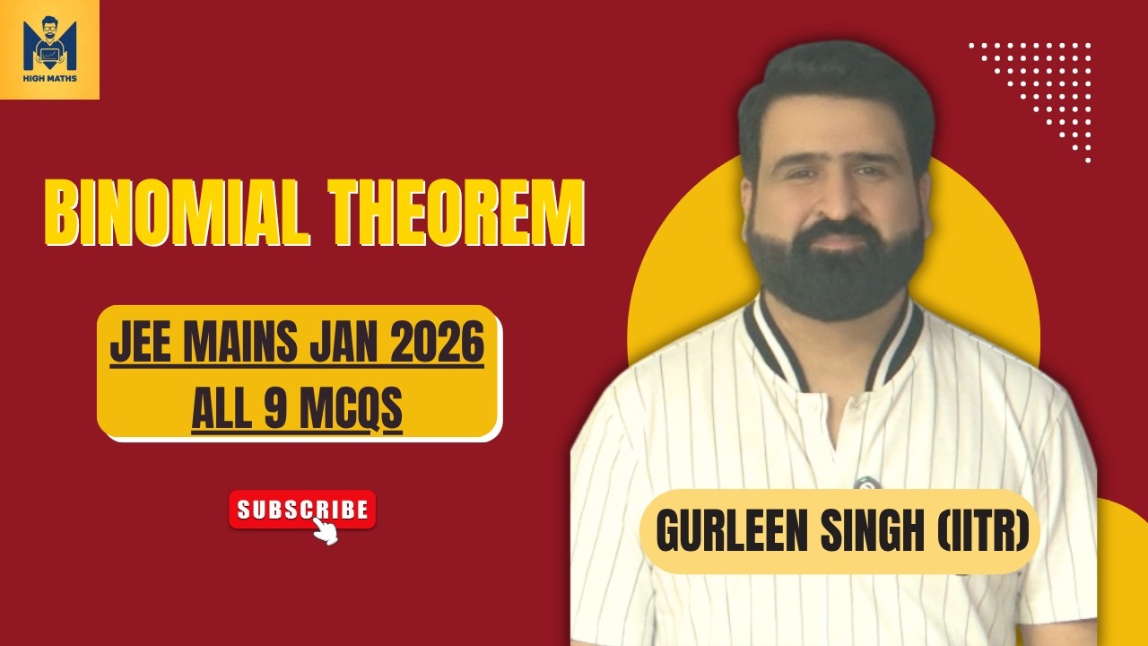 Binomial Theorem All 9 JEE Mains 2026 Jan Shift PYQs
