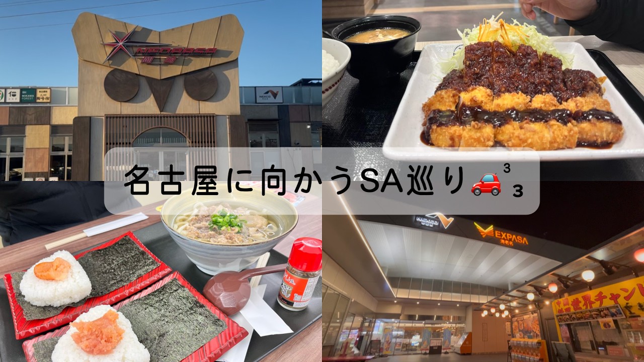 名古屋を目指してSA巡り🚗