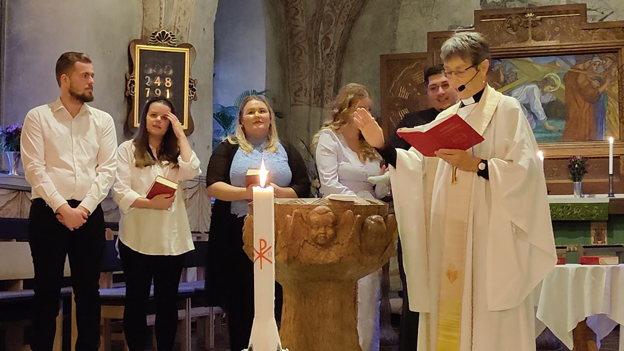 Miltón's dop i Torshälla kyrka 20211113 ❤️