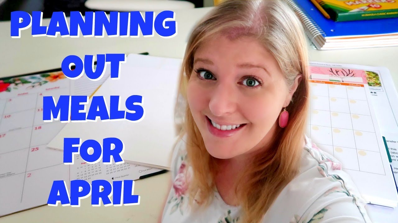 HOW I CREATE A MONTHLY MEAL PLAN FOR MY FAMILY OF 6