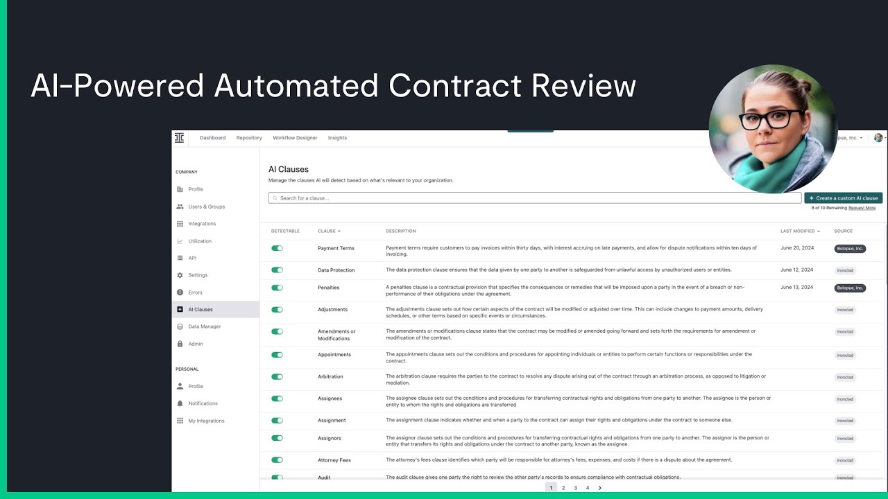 AI Powered Automated Contract Review