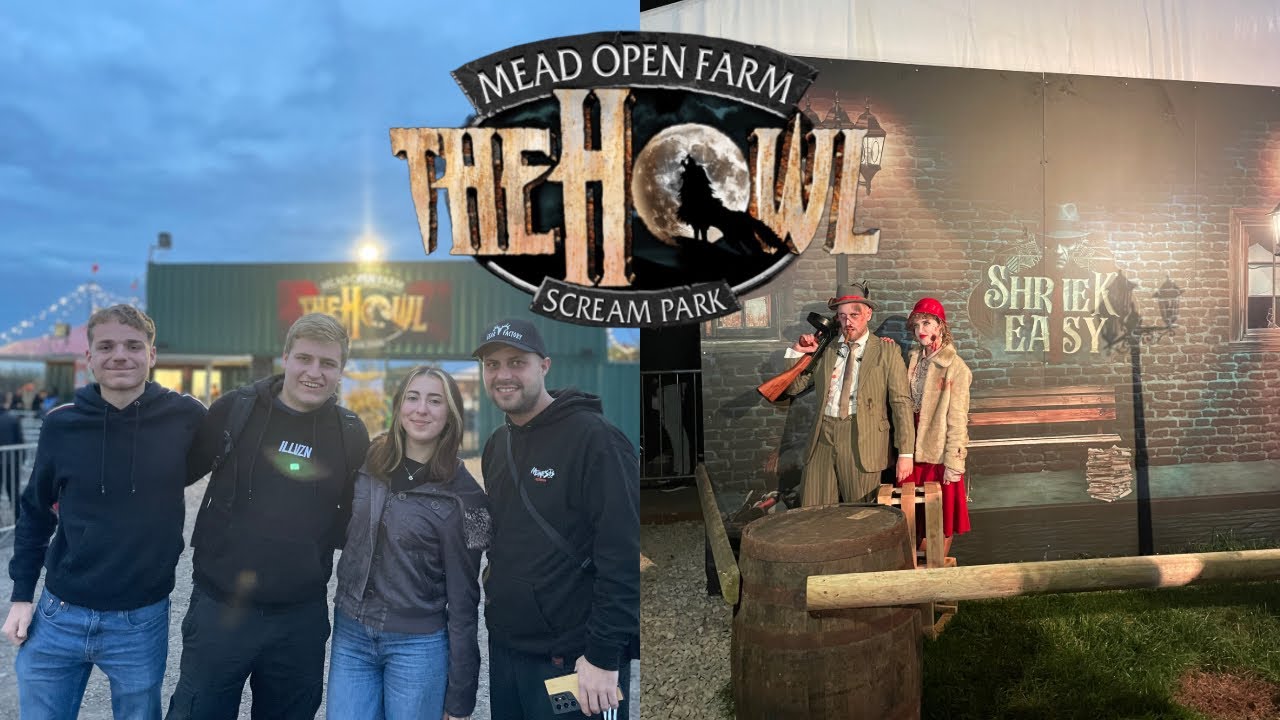 Видеоблог о парке развлечений Howl Scream Park 2025 || Одни из лучших лабиринтов в Великобритании...