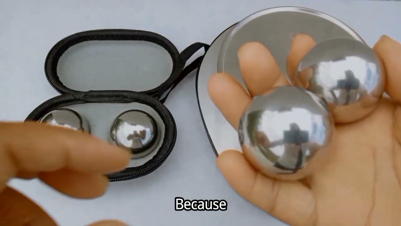 Why you need a pair of solid steel ball made of stainless steel for hand exercise or stress relief?