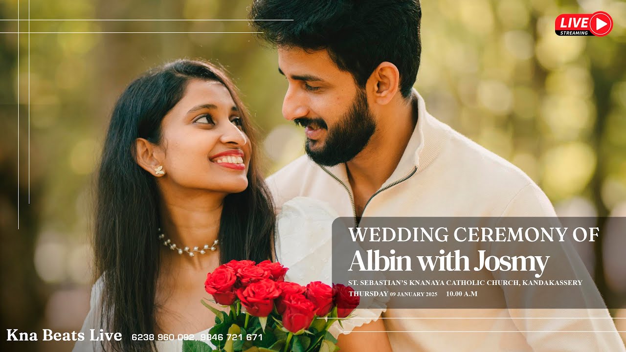 WEDDING CEREMONY | ALBIN WEDS JOSMY | 9-1-2025 | ST. SEBASTIAN KNANAYA CATHOLIC CHURCH KANDAKASSERY