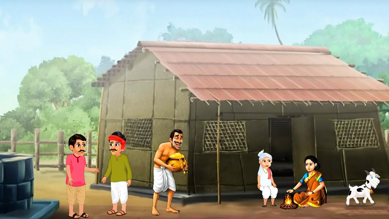 ठंड में गरीब किसान का भाग्य |Hindi Kahani | Hindi Cartoon | Moral Stories | Cartoon Story