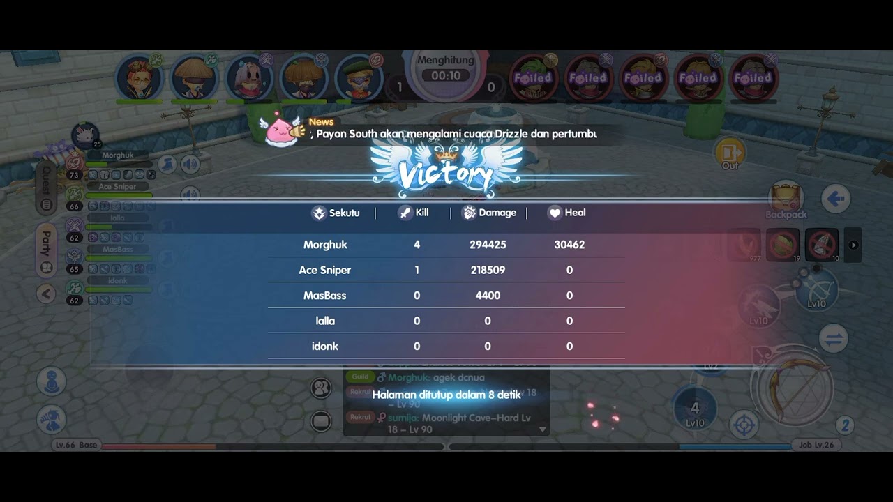Haste Sniper Lucky KVM Matchmaking - Ragnarok X : part 4