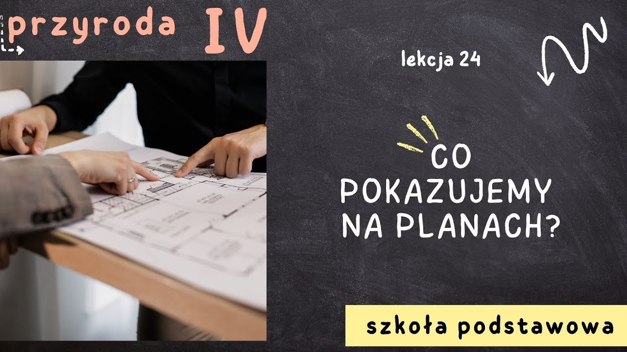 Przyroda klasa 4 [Lekcja 24 - Co pokazujemy na planach]