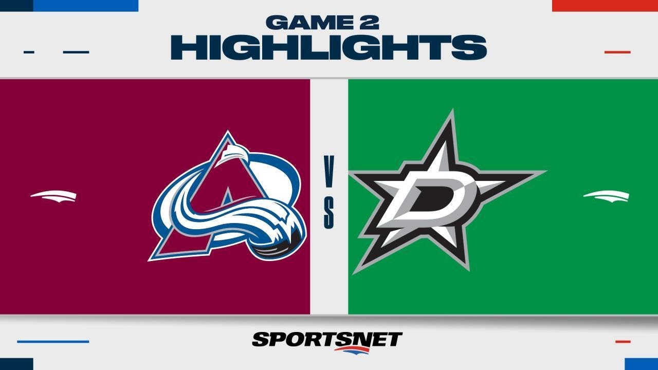 NHL Game 2 Highlights | Avalanche vs. Stars - May 9, 2024