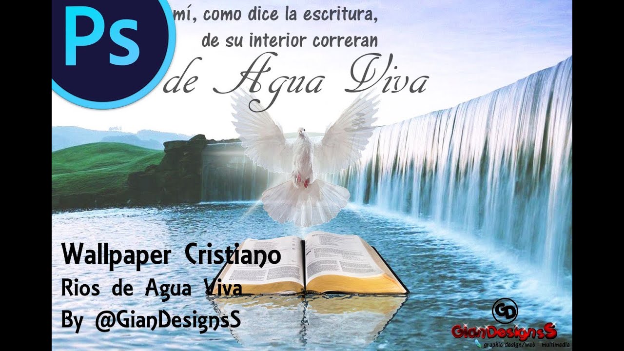 Tutotial Photoshop: Wallpaper Cristiano - Rios de Agua Viva by @GianDesignsS