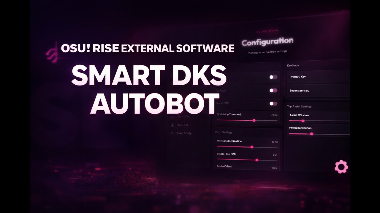 Osu! Best External Cheat OSU!RISE | Feature Smart Dynamic Keystrk (DKS) | AutoBot | cloutiful hello)